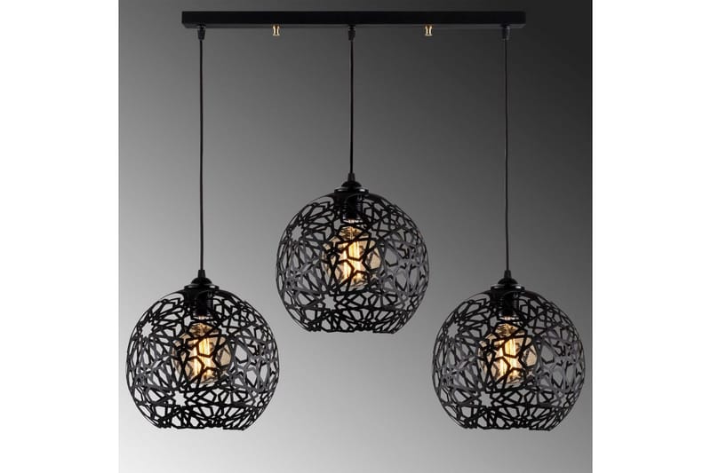 Loftlampe Sourab Masafumie Black Tre stik - Tre stik - Belysning - Lamper & indendørsbelysning - Loftlampe - Pendellamper & hængelamper