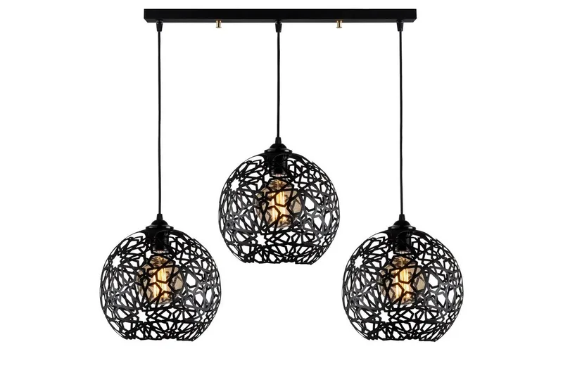 Loftlampe Sourab Masafumie Black Tre stik, Tre stik