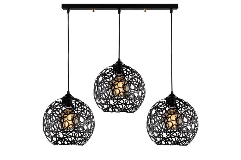 Loftlampe Sourab Masafumie Black Tre stik - Tre stik - Belysning - Lamper & indendørsbelysning - Loftlampe - Pendellamper & hængelamper