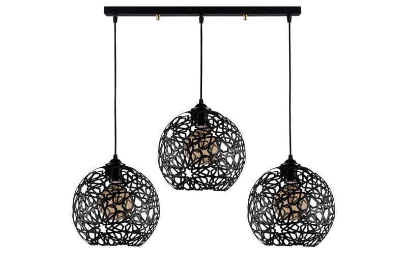 Loftlampe Sourab Masafumie Black Tre stik - Tre stik - Belysning - Lamper & indendørsbelysning - Loftlampe - Pendellamper & hængelamper