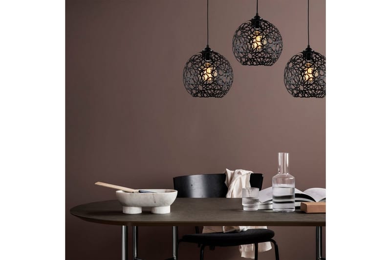 Loftlampe Sourab Masafumie Black Tre stik - Tre stik - Belysning - Lamper & indendørsbelysning - Loftlampe - Pendellamper & hængelamper