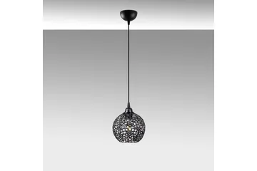 Loftlampe Souvik Sort - 17 x 17 x 118 cm - Belysning - Lamper & indendørsbelysning - Loftlampe - Pendellamper & hængelamper