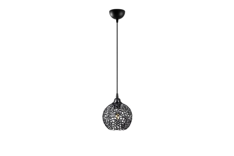 Loftlampe Souvik Sort - 17 x 17 x 118 cm - Belysning - Lamper & indendørsbelysning - Loftlampe - Pendellamper & hængelamper