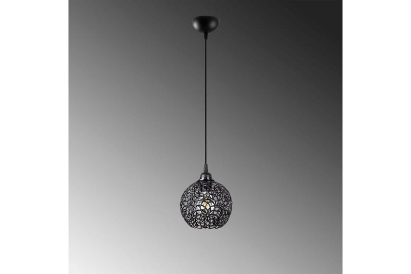 Loftlampe Souvik Sort - 17 x 17 x 118 cm - Belysning - Lamper & indendørsbelysning - Loftlampe - Pendellamper & hængelamper