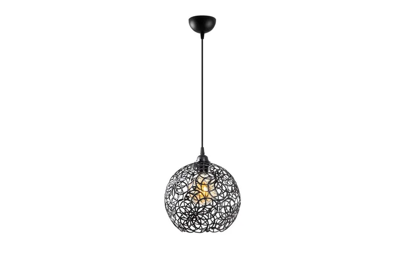 Loftlampe Souvik Sort, 25 x 25 x 126 cm