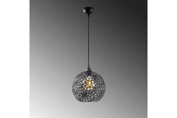 Loftlampe Souvik Sort - 25 x 25 x 126 cm - Belysning - Lamper & indendørsbelysning - Loftlampe - Pendellamper & hængelamper