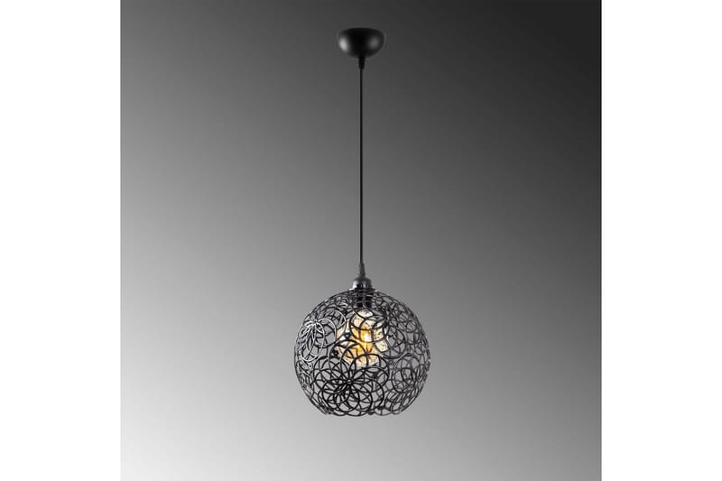 Loftlampe Souvik Sort - 25 x 25 x 126 cm - Belysning - Lamper & indendørsbelysning - Loftlampe - Pendellamper & hængelamper