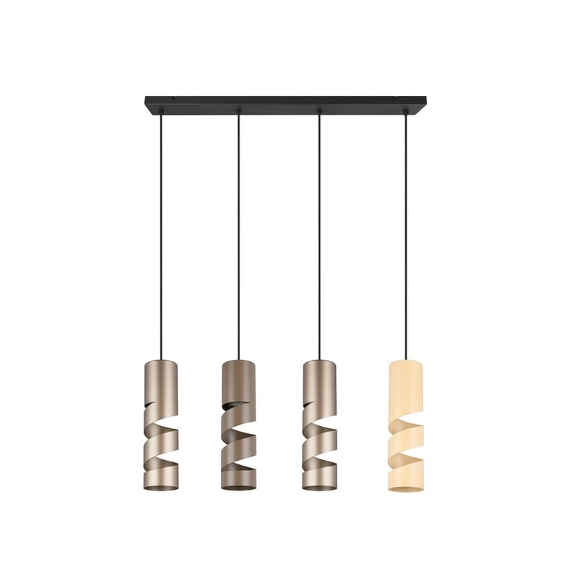 Loftlampe Stream - 4 lamper, Mangefarvet - Belysning - Lamper & indendørsbelysning - Loftlampe - Pendellamper & hængelamper