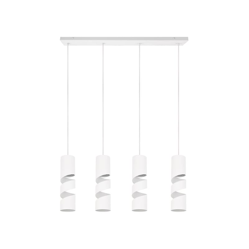 Loftlampe Stream - 4 lamper, Mat hvid - Belysning - Lamper & indendørsbelysning - Loftlampe - Pendellamper & hængelamper