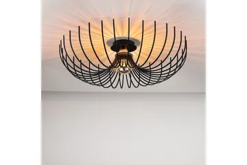 Loftlampe Subbersta Sort - Diameter: 56 cm - Belysning - Lamper & indendørsbelysning - Loftlampe - Pendellamper & hængelamper