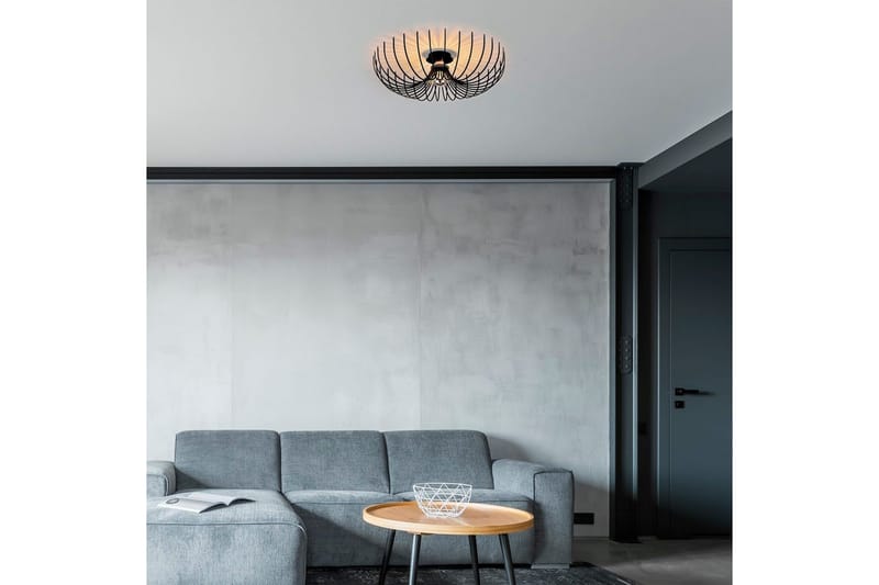 Loftlampe Subbersta Sort - Diameter: 56 cm - Belysning - Lamper & indendørsbelysning - Loftlampe - Pendellamper & hængelamper