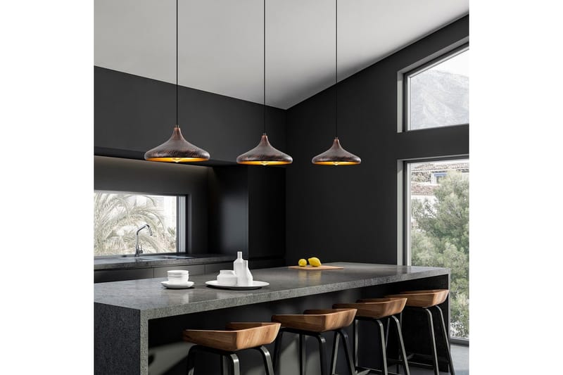 Loftlampe Subesh Mørk Antik - Mørk Antik - Belysning - Lamper & indendørsbelysning - Loftlampe - Pendellamper & hængelamper