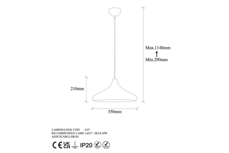 Loftlampe Subesh Patina - Patina - Belysning - Lamper & indendørsbelysning - Loftlampe - Pendellamper & hængelamper