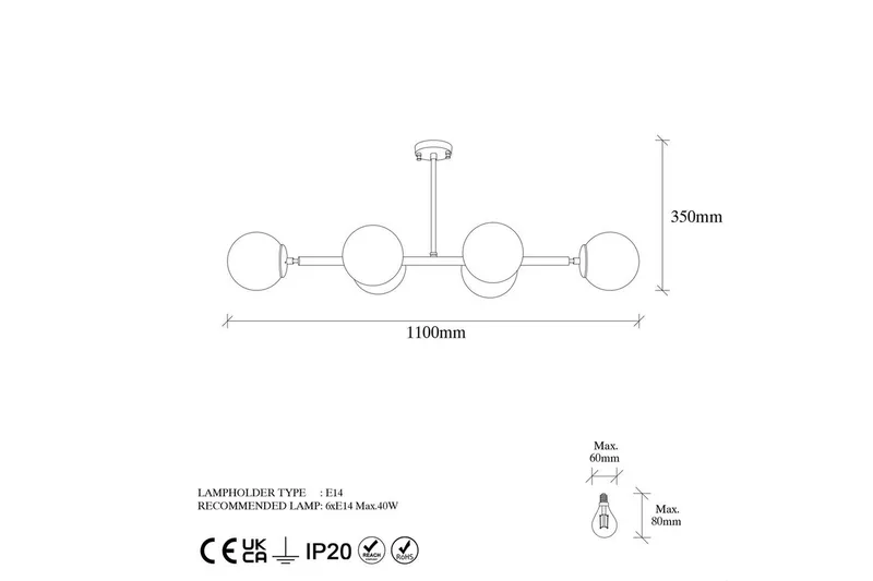 Loftlampe Subin Flad Sort / Creme - Sort / Creme - Belysning - Lamper & indendørsbelysning - Loftlampe - Pendellamper & hængelamper