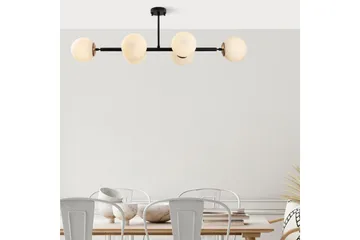 Loftlampe Subin Flad Sort / Creme - Sort / Creme - Belysning - Lamper & indendørsbelysning - Loftlampe - Pendellamper & hængelamper