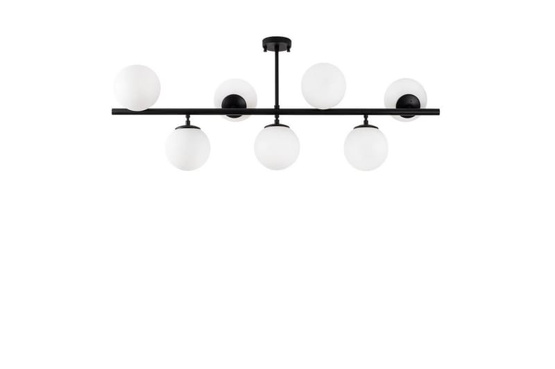 Loftlampe Subin Flad Sort / Hvid - Sort / Hvid - Belysning - Lamper & indendørsbelysning - Loftlampe - Pendellamper & hængelamper