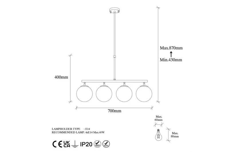Loftlampe Subin Vintage - Kobber - Belysning - Lamper & indendørsbelysning - Loftlampe - Pendellamper & hængelamper