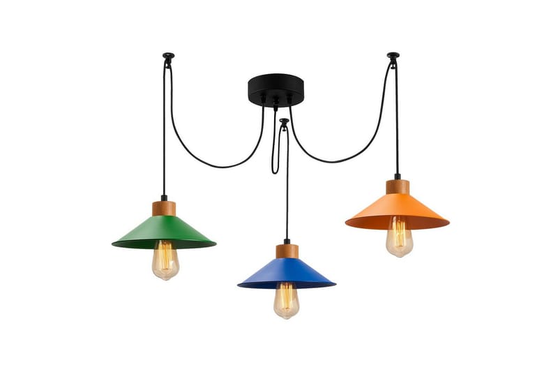 Loftlampe Sudalwani Grøn / Blå / Orange - Grøn / Blå / Orange - Belysning - Lamper & indendørsbelysning - Loftlampe - Pendellamper & hængelamper