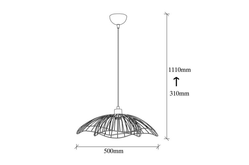 Loftlampe Sudaskey Sort - Sort - Belysning - Lamper & indendørsbelysning - Loftlampe - Pendellamper & hængelamper