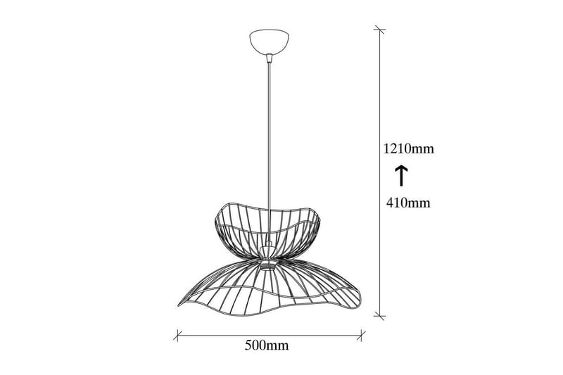 Loftlampe Sudaskey To Sort - Sort - Belysning - Lamper & indendørsbelysning - Loftlampe - Pendellamper & hængelamper