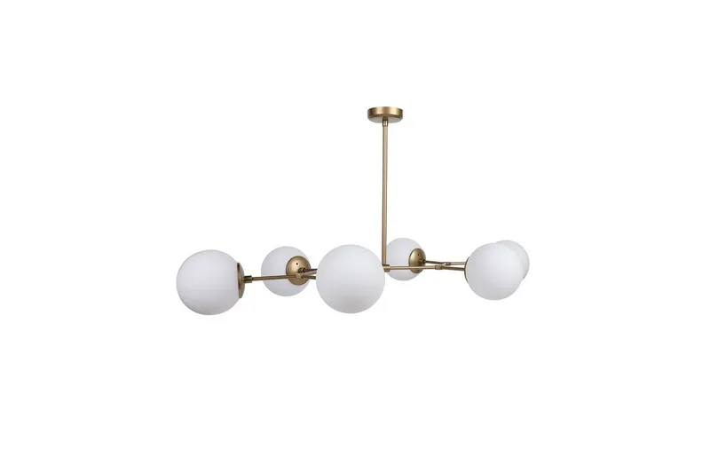 Loftlampe Sudatoor Fibran Gul / Hvid - Gul / Hvid - Belysning - Lamper & indendørsbelysning - Loftlampe - Pendellamper & hængelamper