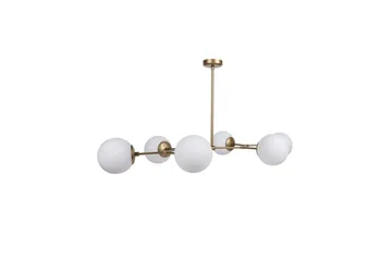 Loftlampe Sudatoor Fibran Gul / Hvid - Gul / Hvid - Belysning - Lamper & indendørsbelysning - Loftlampe - Pendellamper & hængelamper