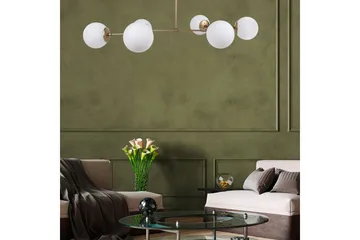 Loftlampe Sudatoor Fibran Gul / Hvid - Gul / Hvid - Belysning - Lamper & indendørsbelysning - Loftlampe - Pendellamper & hængelamper