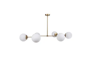 Loftlampe Sudatoor Fibran Gul / Hvid - Gul / Hvid - Belysning - Lamper & indendørsbelysning - Loftlampe - Pendellamper & hængelamper