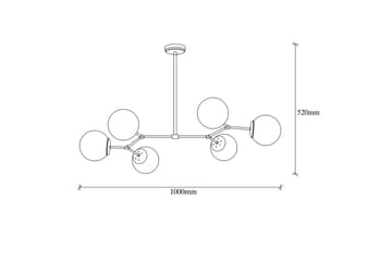 Loftlampe Sudatoor Fibran Sort / Hvid - Sort / Hvid - Belysning - Lamper & indendørsbelysning - Loftlampe - Pendellamper & hængelamper