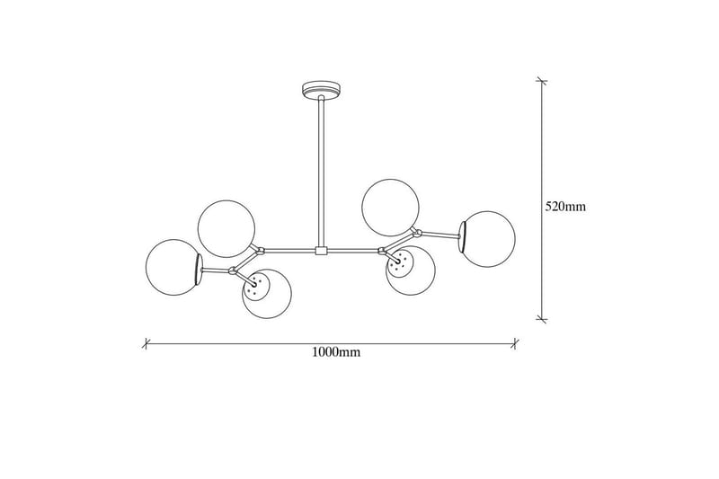 Loftlampe Sudatoor Fibran Sort / Hvid - Sort / Hvid - Belysning - Lamper & indendørsbelysning - Loftlampe - Pendellamper & hængelamper