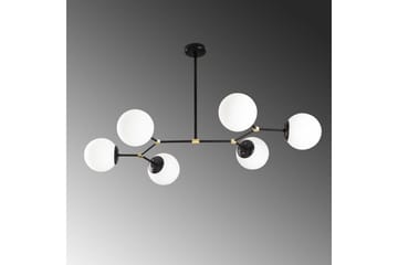 Loftlampe Sudatoor Fibran Sort / Hvid - Sort / Hvid - Belysning - Lamper & indendørsbelysning - Loftlampe - Pendellamper & hængelamper