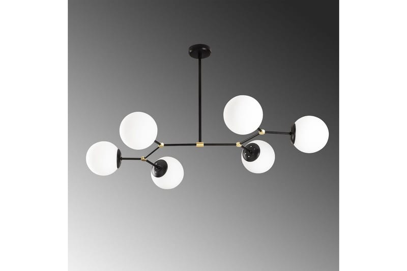 Loftlampe Sudatoor Fibran Sort / Hvid - Sort / Hvid - Belysning - Lamper & indendørsbelysning - Loftlampe - Pendellamper & hængelamper