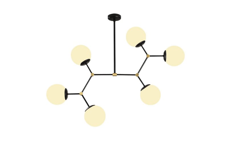 Loftlampe Sudatoor Veilo Sort / Hvid - Sort/Hvid - Belysning - Lamper & indendørsbelysning - Loftlampe - Pendellamper & hængelamper
