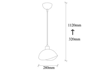 Loftlampe Sugana Aesthetics Sort - Sort - Belysning - Lamper & indendørsbelysning - Loftlampe - Pendellamper & hængelamper