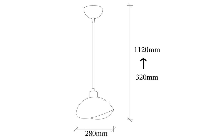 Loftlampe Sugana Aesthetics Sort - Sort - Belysning - Lamper & indendørsbelysning - Loftlampe - Pendellamper & hængelamper