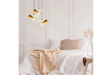 Loftlampe Sugana Tre Hvid / Rany - Guld/Hvid - Belysning - Lamper & indendørsbelysning - Loftlampe - Pendellamper & hængelamper