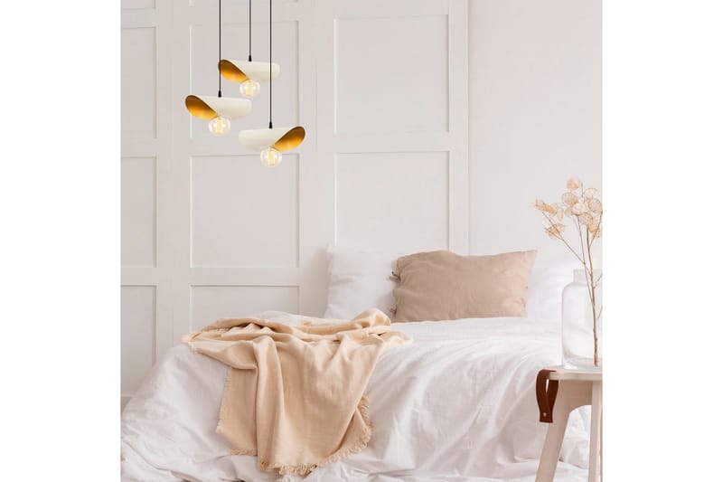 Loftlampe Sugana Tre Hvid / Rany - Guld/Hvid - Belysning - Lamper & indendørsbelysning - Loftlampe - Pendellamper & hængelamper
