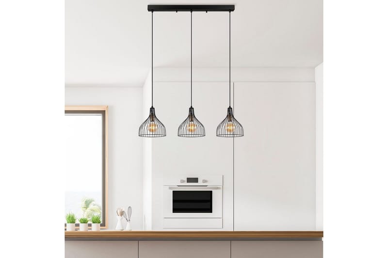 Loftlampe Talnor Horisontal Tre - Bronze/Sort - Belysning - Lamper & indendørsbelysning - Loftlampe - Pendellamper & hængelamper