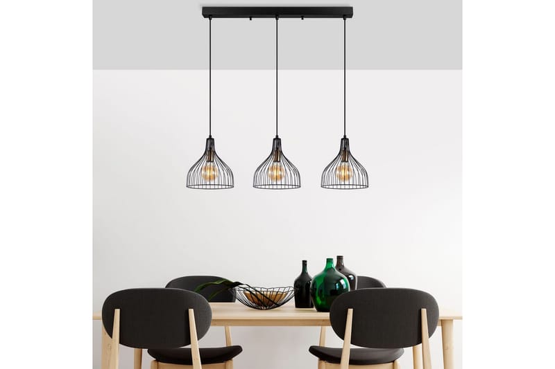 Loftlampe Talnor Horisontal Tre - Bronze/Sort - Belysning - Lamper & indendørsbelysning - Loftlampe - Pendellamper & hængelamper