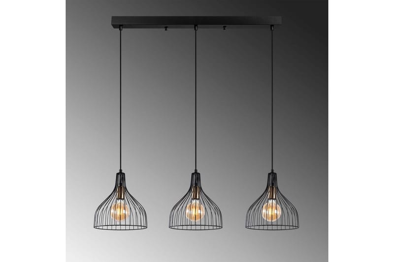 Loftlampe Talnor Horisontal Tre - Bronze/Sort - Belysning - Lamper & indendørsbelysning - Loftlampe - Pendellamper & hængelamper