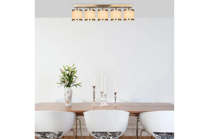 Loftlampe Talra Five Vintage - Guld - Belysning - Lamper & indendørsbelysning - Loftlampe - Plafond