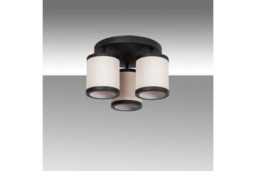 Loftlampe Talrayo Sort / Hvid - Sort / Hvid - Belysning - Lamper & indendørsbelysning - Loftlampe - Plafond