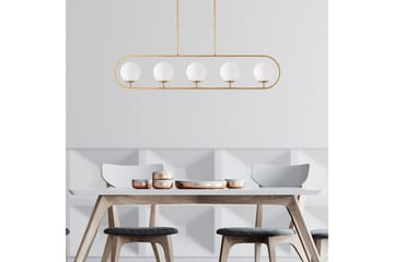 Loftlampe Thalara Skinnende Rany Fem sokkel - Guld - Belysning - Lamper & indendørsbelysning - Loftlampe - Pendellamper & hængelamper