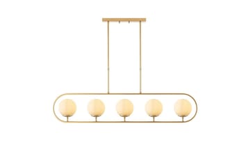 Loftlampe Thalara Skinnende Rany Fem sokkel - Guld - Belysning - Lamper & indendørsbelysning - Loftlampe - Pendellamper & hængelamper