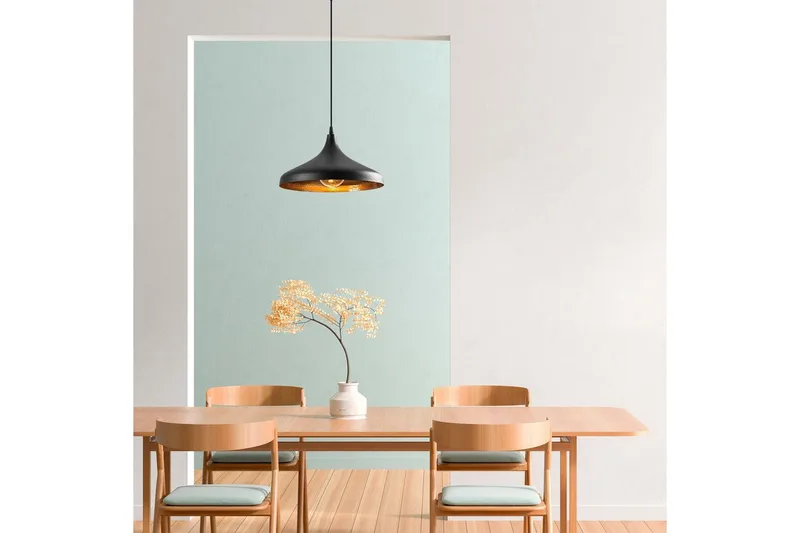 Loftlampe Thela Stor Sort - Sort - Belysning - Lamper & indendørsbelysning - Loftlampe - Pendellamper & hængelamper