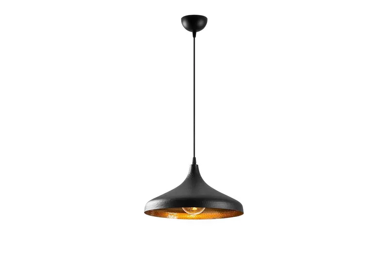 Loftlampe Thela Stor Sort, Sort