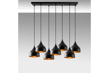 Loftlampe Thela Syv Sort - Sort - Belysning - Lamper & indendørsbelysning - Loftlampe - Pendellamper & hængelamper