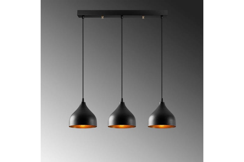 Loftlampe Thela Triple Sort - Sort - Belysning - Lamper & indendørsbelysning - Loftlampe - Pendellamper & hængelamper