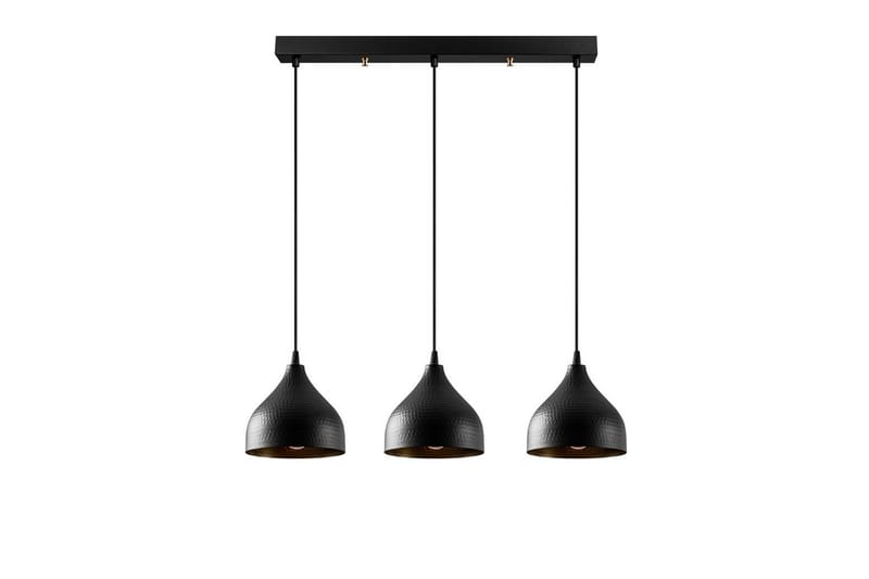 Loftlampe Thela Triple Sort - Sort - Belysning - Lamper & indendørsbelysning - Loftlampe - Pendellamper & hængelamper