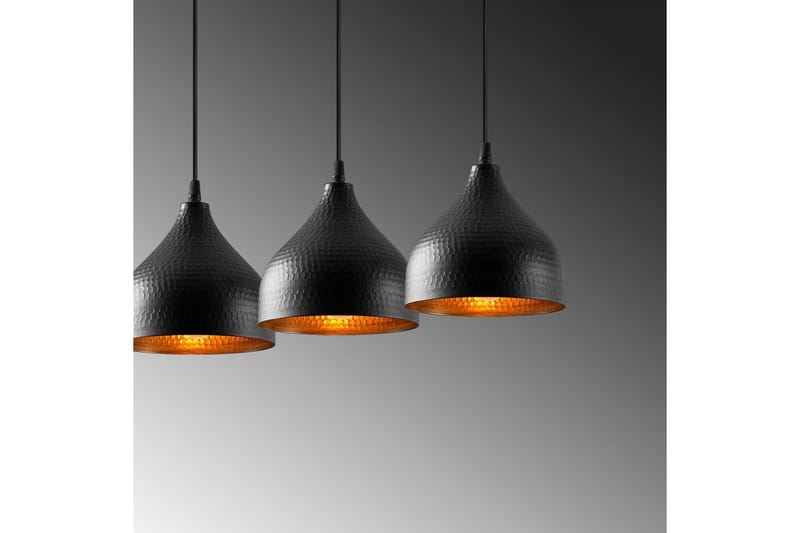 Loftlampe Thela Triple Sort - Sort - Belysning - Lamper & indendørsbelysning - Loftlampe - Pendellamper & hængelamper
